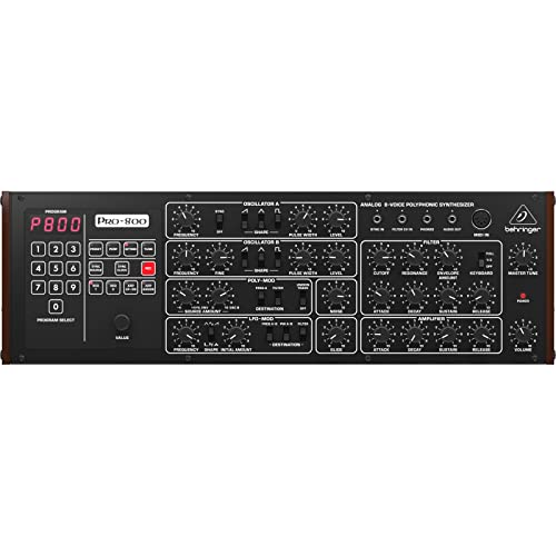 Behringer Analog Polyphonic Synthesizer PRO-800 Black - down 5.80% (£13.00) to £211.00 from £224.00