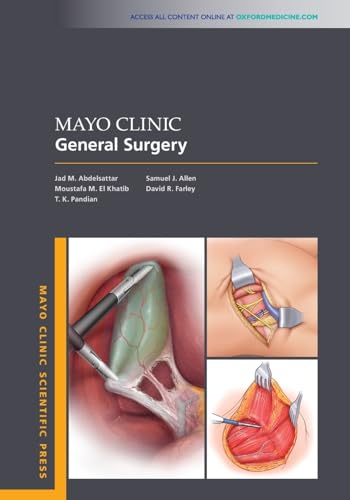 Mayo Clinic General Surgery (Mayo Clinic Scientific Press) - down 10.01% (£2.37) to £21.30 from £23.67