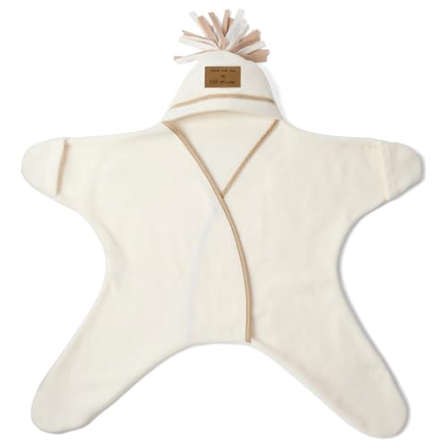 Clair de Lune Star Fleece Baby...rap Blanket 0-6 Months (Cream) - down 49.98% (£9.99) to £10.00 from £19.99