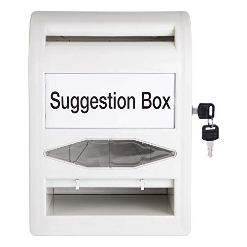 Amazon Basics ABS Ballot Box With Lock and Key, Non-clear - down 24.02% (£3.78) to £11.96 from £15.74