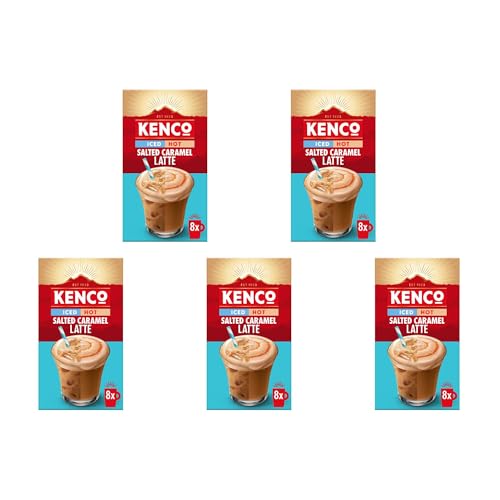 Kenco Iced Hot Salted Caramel ... (Pack of 5, Total 40 Sachets) - down 34.21% (£3.25) to £6.25 from £9.50