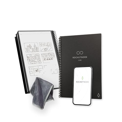 Rocketbook Core Reusable Spira...l, Work, and Creative Projects - down 17.32% (£3.98) to £19.00 from £22.98