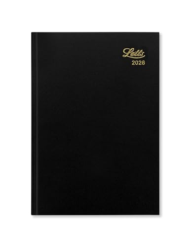 Letts of London Standard A5 we...w 2026 diary - Black 26-T31XBK - down 61.10% (£5.42) to £3.45 from £8.87