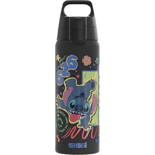 Sigg - Stainless Steel Kids Wa...ee - Black with Stitch - 0.75L - down 8.11% (£0.98) to £11.10 from £12.08