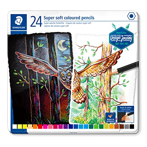 STAEDTLER 146C M24 Design Jour...- Assorted Colours (Tin of 24) - down 64.71% (£9.17) to £5.00 from £14.17