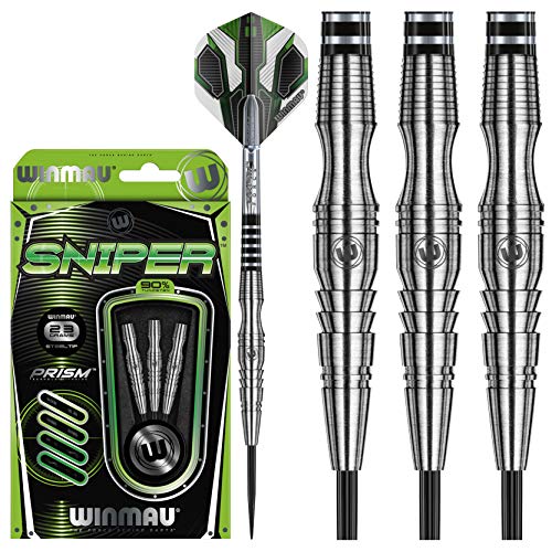 WINMAU Sniper 23 Gram Tungsten...ith Flights and Shafts (Stems) - down 46.80% (£25.16) to £28.60 from £53.76