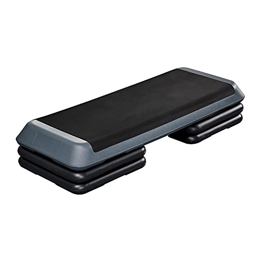 Yaheetech Exercise Step/3 Leve...s for Strength Trainning, Gray - down 25.93% (£14.00) to £39.99 from £53.99