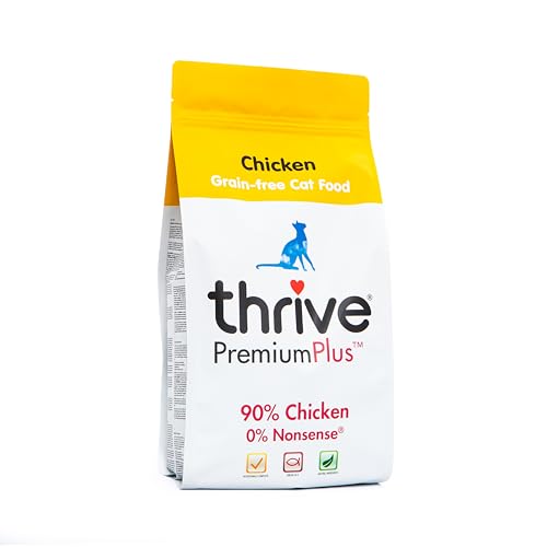 thrive Cat PremiumPlus Dry Food- CHICKEN 1.5kg - down 14.20% (£1.49) to £9.00 from £10.49