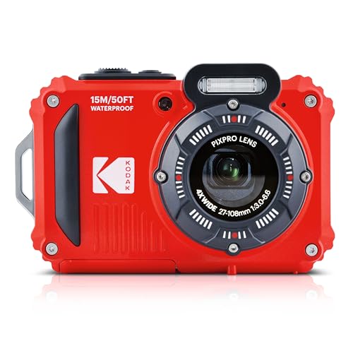 KODAK Pixpro WPZ2 Pack + 2 Bat... Screen - Li-ion Battery - Red - down 8.99% (£17.12) to £173.22 from £190.34