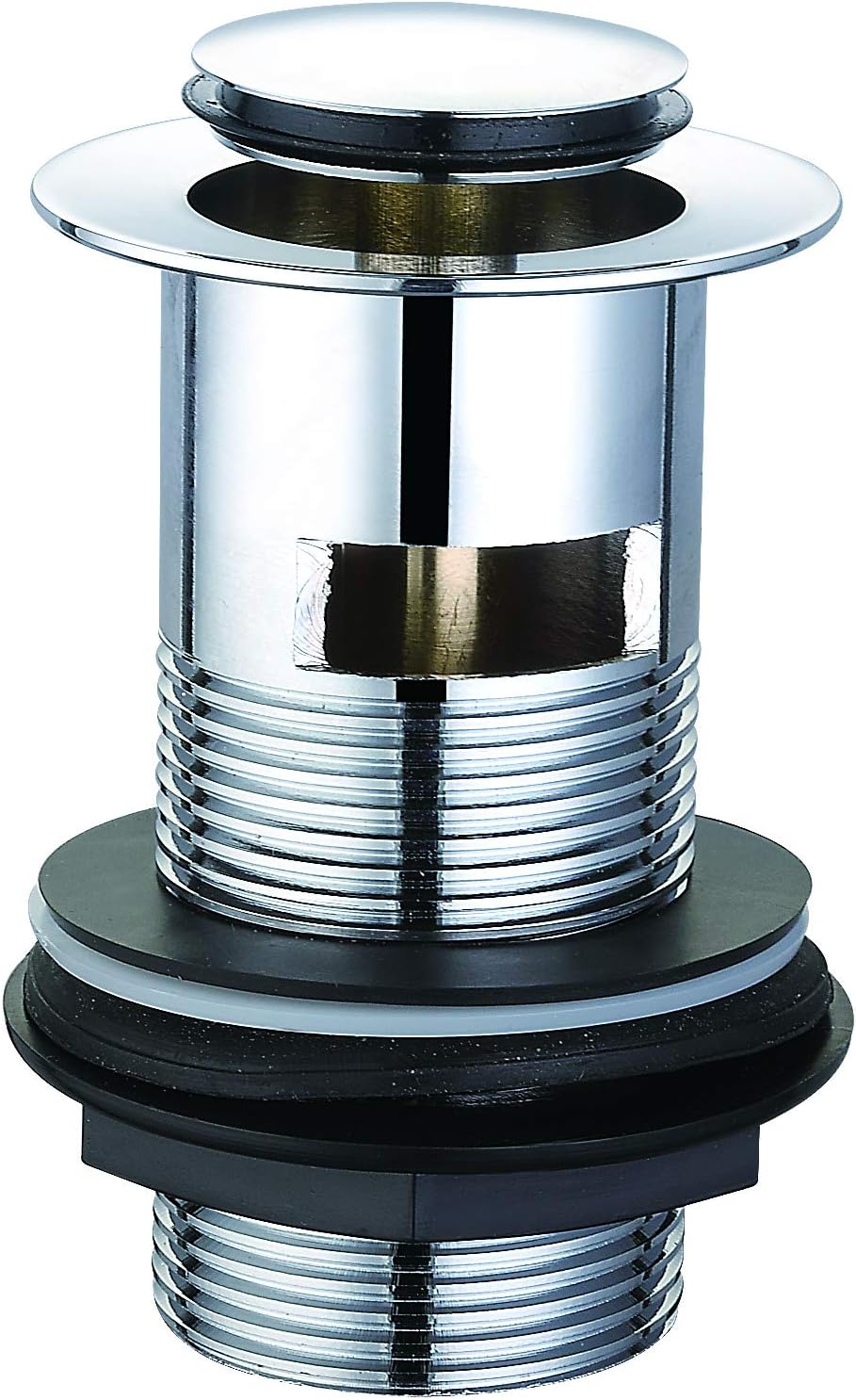 VeeBath WST02 Essentials Basin...otted Chrome with Clicker Plug - down 11.35% (£0.64) to £5.00 from £5.64
