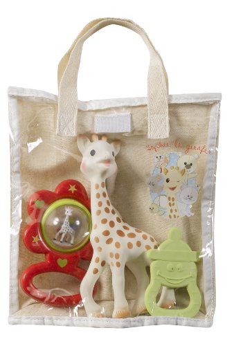 Vulli Sophie The Giraffe Gift ... Color, multicoloured, 4 Count - down 28.89% (£5.89) to £14.50 from £20.39