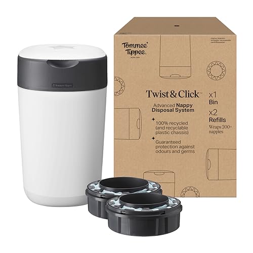 Tommee Tippee Twist & Click Na... Large Capacity, Pack May Vary - down 57.27% (£20.04) to £14.95 from £34.99