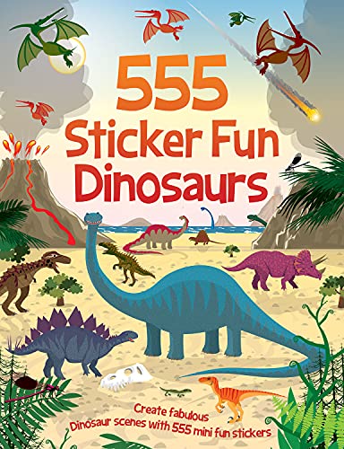 555 Sticker Fun - Dinosaurs Ac...ty Book, Age 5+, Mini stickers - down 7.60% (£0.45) to £5.47 from £5.92