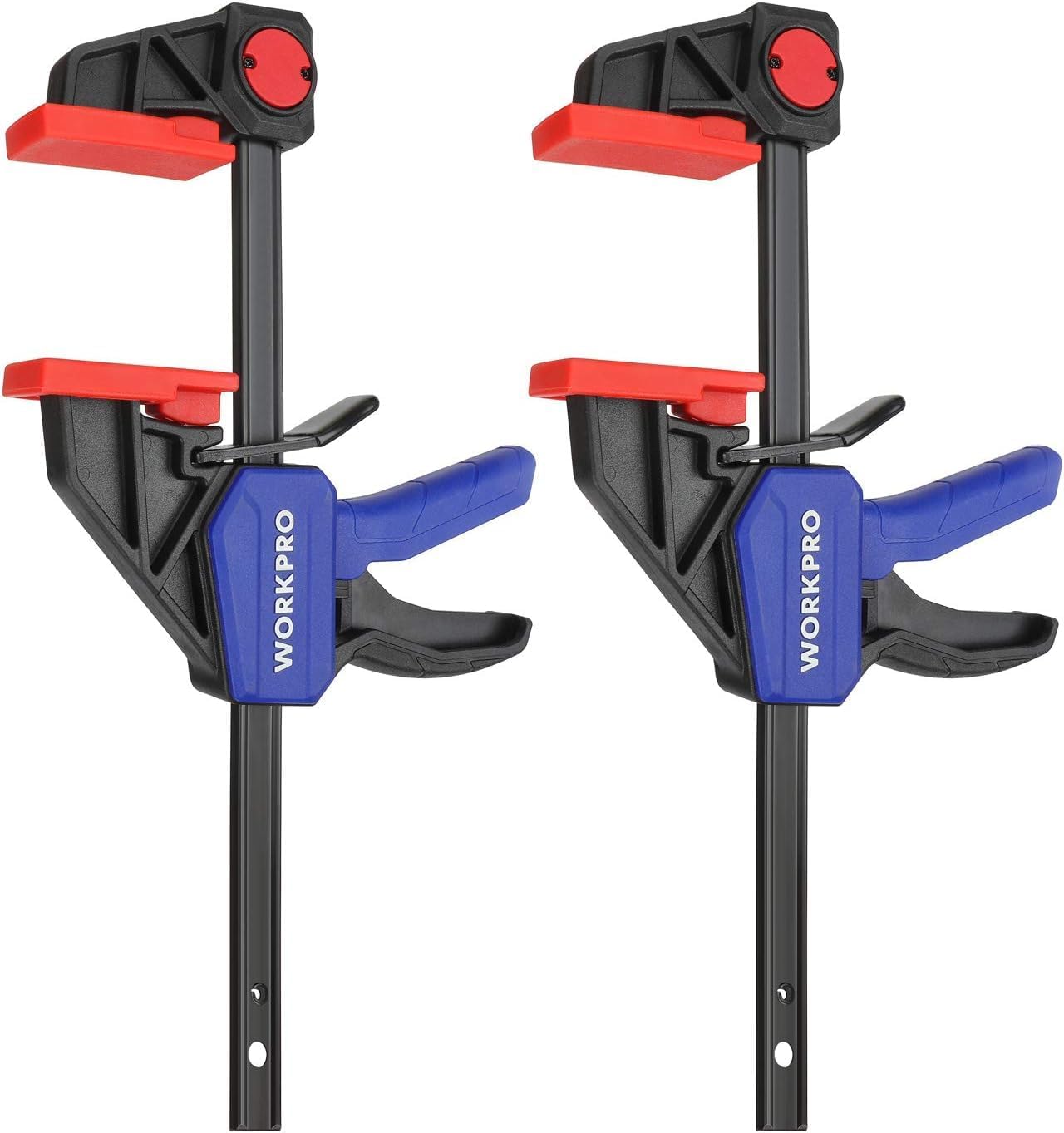 WORKPRO 150 mm Ratchet Bar Cla..., Max 68 kg Load Limit, 2-Pack - down 58.96% (£11.48) to £7.99 from £19.47