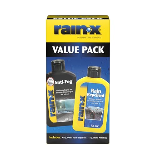 Rain-X Rain Repellent & Anti-F...& Interior Mirrors - 200ml x 2 - down 46.55% (£7.35) to £8.44 from £15.79