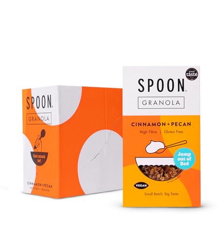Spoon Cinnamon & Pecan Granola...an Breakfast Cereal, 5 x 400 g - down 33.33% (£7.50) to £15.00 from £22.50