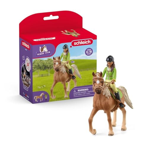 SCHLEICH Horse Club Sarah and ...r Boys and Girls- Kids Ages 5+ - down 7.17% (£1.18) to £15.28 from £16.46