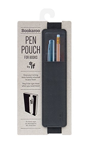 Bookaroo Pen Pouch - Black - down 38.10% (£3.57) to £5.80 from £9.37