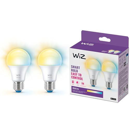 WiZ Smart Bulb, E27, 60W, Shad...oom, Energy Monitoring, 2 Pack - down 10.01% (£1.00) to £8.99 from £9.99