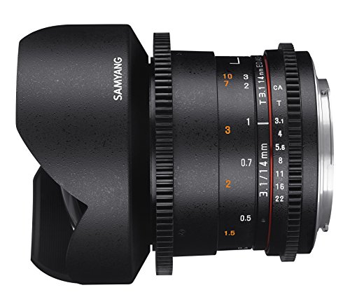 Samyang 14 mm T3.1 VDSLR II Ma...s for Micro Four Thirds Camera - down 77.01% (£295.45) to £88.20 from £383.65