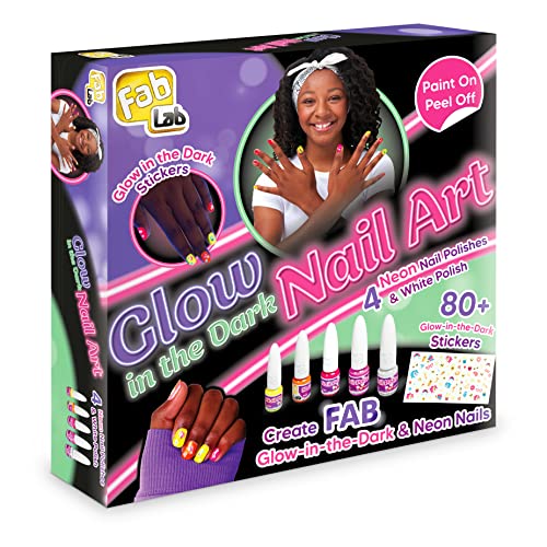 FabLab Glow In The Dark Nail A...kers | Girls Gifts For Ages 8+ - down 10.00% (£0.70) to £6.30 from £7.00