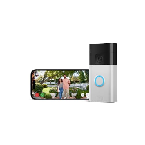 Ring Battery Video Doorbell | ...rial of Ring Subscription Plan - down 60.01% (£60.00) to £39.99 from £99.99