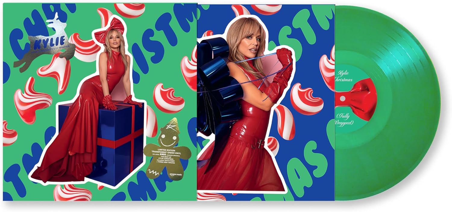 Kylie Christmas (Fully Wrapped...ansparent Green Vinyl] [VINYL] - down 10.00% (£1.78) to £16.02 from £17.80