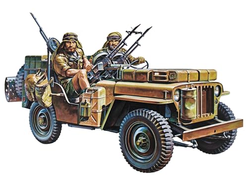 Tamiya British SAS Jeep - 1:35 Plastic Model Kit 35033 - down 21.67% (£2.49) to £9.00 from £11.49