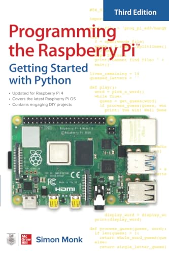 Programming the Raspberry Pi, ...rted with Python (ELECTRONICS) - down 11.12% (£1.00) to £7.99 from £8.99