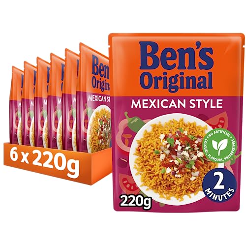 BEN'S ORIGINAL Mexican Style M...ulk Multipack 6 x 220g pouches - down 15.33% (£1.03) to £5.69 from £6.72