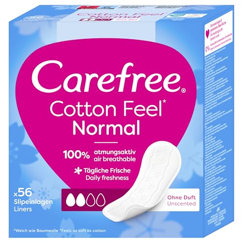Carefree Cotton Flexiform Unsc...iners, 1 Pack x 56 Pantyliners - down 81.01% (£8.02) to £1.88 from £9.90