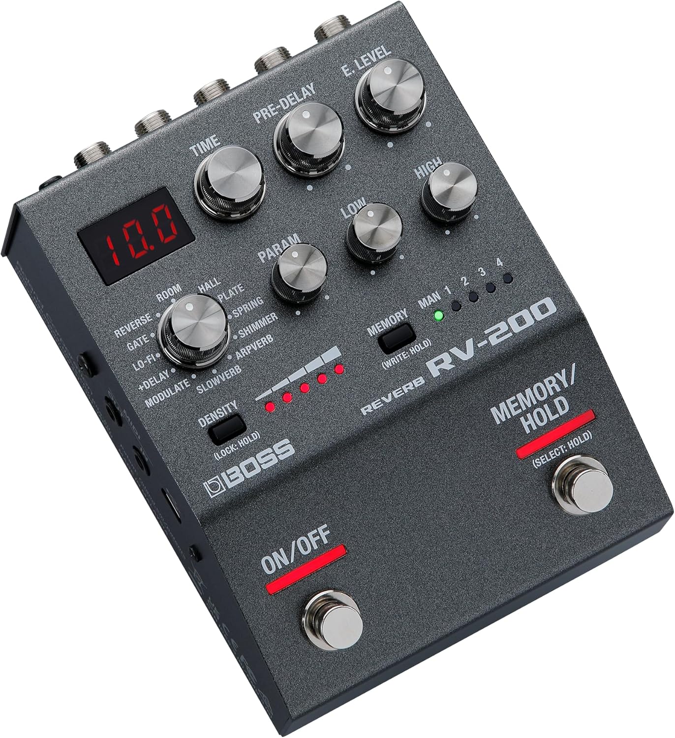 BOSS RV-200 Reverb Guitar Effects Pedal - down 29.59% (£65.89) to £156.80 from £222.69
