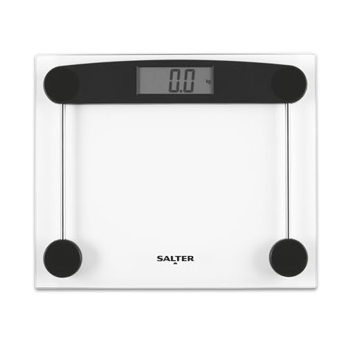 Salter Clear Glass Bathroom Sc...Includes Carpet Feet & Battery - down 7.20% (£0.68) to £8.77 from £9.45