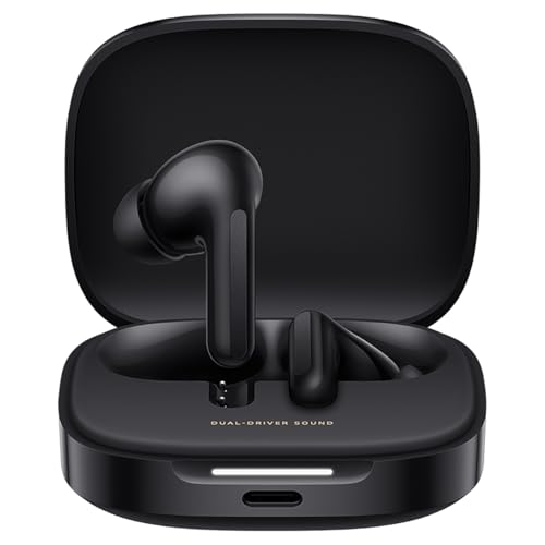 XIAOMI Redmi Buds 6:Wireless B...Battery Life, IP54,Night Black - down 33.41% (£11.69) to £23.30 from £34.99