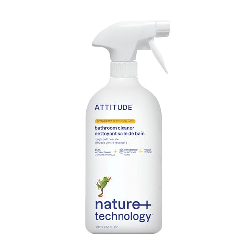 ATTITUDE Bathroom Cleaner Spra...out, Citrus Zest Scent, 800 mL - down 32.63% (£1.55) to £3.20 from £4.75