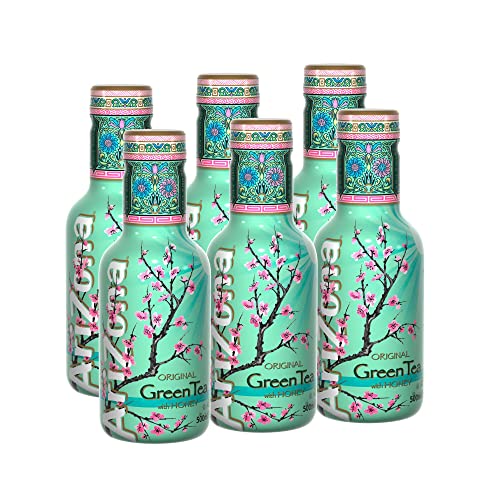 Arizona Green Iced Tea with Ho...icial Colours or Preservatives - down 43.28% (£6.86) to £8.99 from £15.85