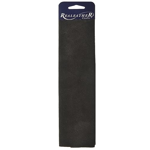 Realeather Crafts Leather Sued...iece 8.5-inch x 11-inch, Black - down 9.99% (£0.75) to £6.76 from £7.51