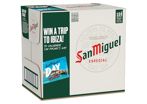 San Miguel Premium Lager Beer, 12x330ml bottle - down 35.50% (£3.55) to £6.45 from £10.00