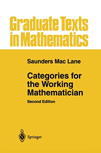 Categories for the Working Mat...duate Texts in Mathematics, 5) - down 32.00% (£15.50) to £32.94 from £48.44