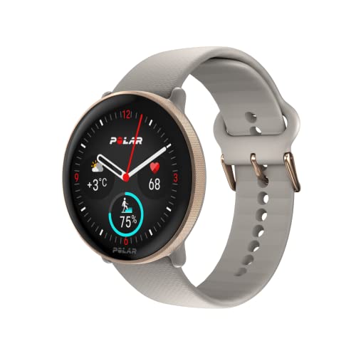 Polar Fitnesswatch with GPS, Bluetooth, Greige Sand, S-L - down 5.82% (£11.00) to £177.99 from £188.99