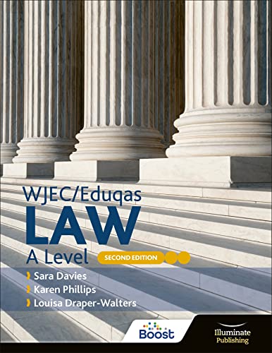WJEC/Eduqas Law A Level: Second Edition - down 6.72% (£2.69) to £37.31 from £40.00