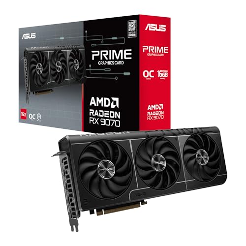 ASUS Prime Radeon RX 9070 OC E...Design, PRIME-RX9070-O16G-EVO) - down 4.55% (£25.00) to £524.99 from £549.99