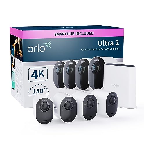 Arlo Ultra 2 Security Camera O...o Secure Trial Included, White - down 8.08% (£23.40) to £266.35 from £289.75