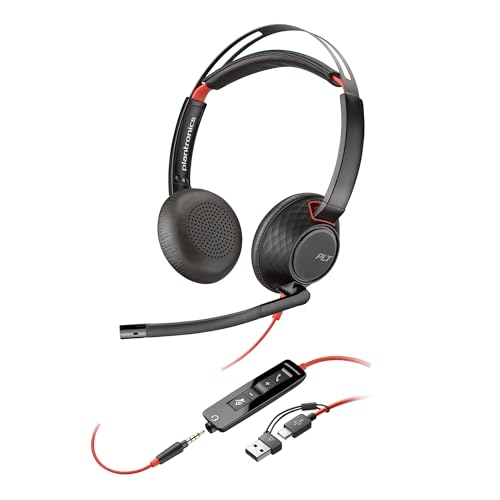 HP Poly Blackwire 5220 Wired H... Zoom - Work from Home Headset - down 15.10% (£6.04) to £33.95 from £39.99