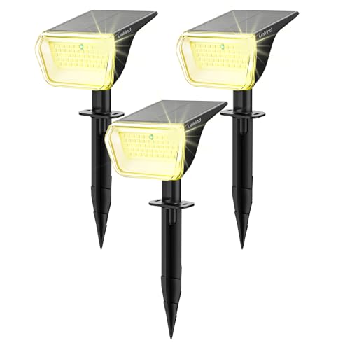 Linkind Solar Lights Outdoor G...Driveway Porch Walkway, 3-Pack - down 37.12% (£7.98) to £13.52 from £21.50