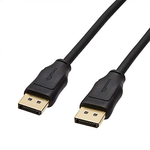 Amazon Basics DisplayPort to D...old-Plated Plugs, 0.9 m, Black - down 31.16% (£1.91) to £4.22 from £6.13