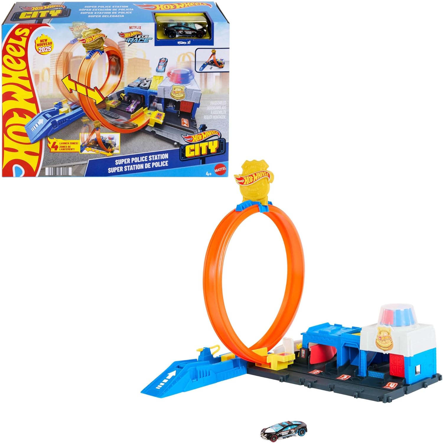 Hot Wheels Toy Car Track Set, ...le Ways to Race & Stunt, JBM71 - down 50.03% (£9.00) to £8.99 from £17.99