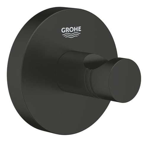 GROHE Start QuickFix Robe Hook...e 45 mm, Matt Black, 411732430 - down 21.87% (£4.64) to £16.58 from £21.22