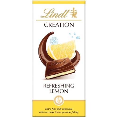 Lindt Creation Refreshing Lemon Milk Chocolate Bar, 150g - down 5.58% (£0.13) to £2.20 from £2.33