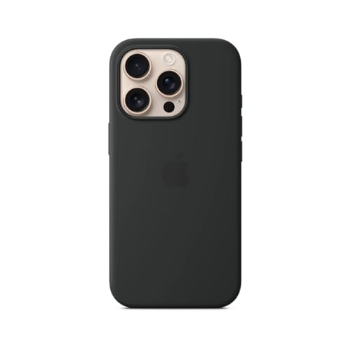 Apple iPhone 16 Pro Silicone C...e with MagSafe - Black ​​​​​​​ - down 50.13% (£6.00) to £5.97 from £11.97